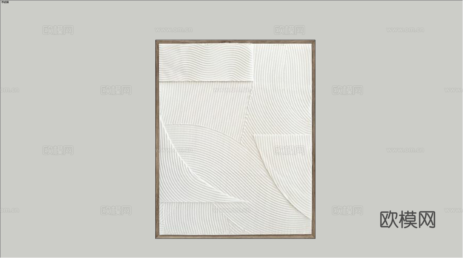 现代饰品摆件挂画su模型