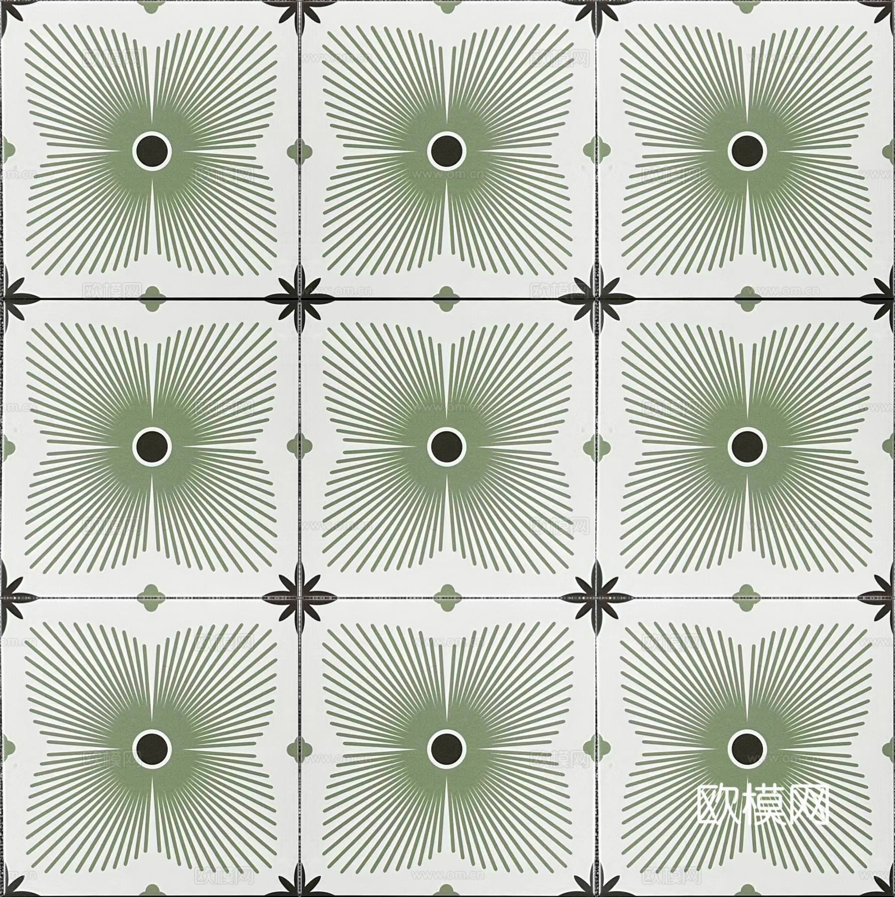 现代简约花砖高清无缝