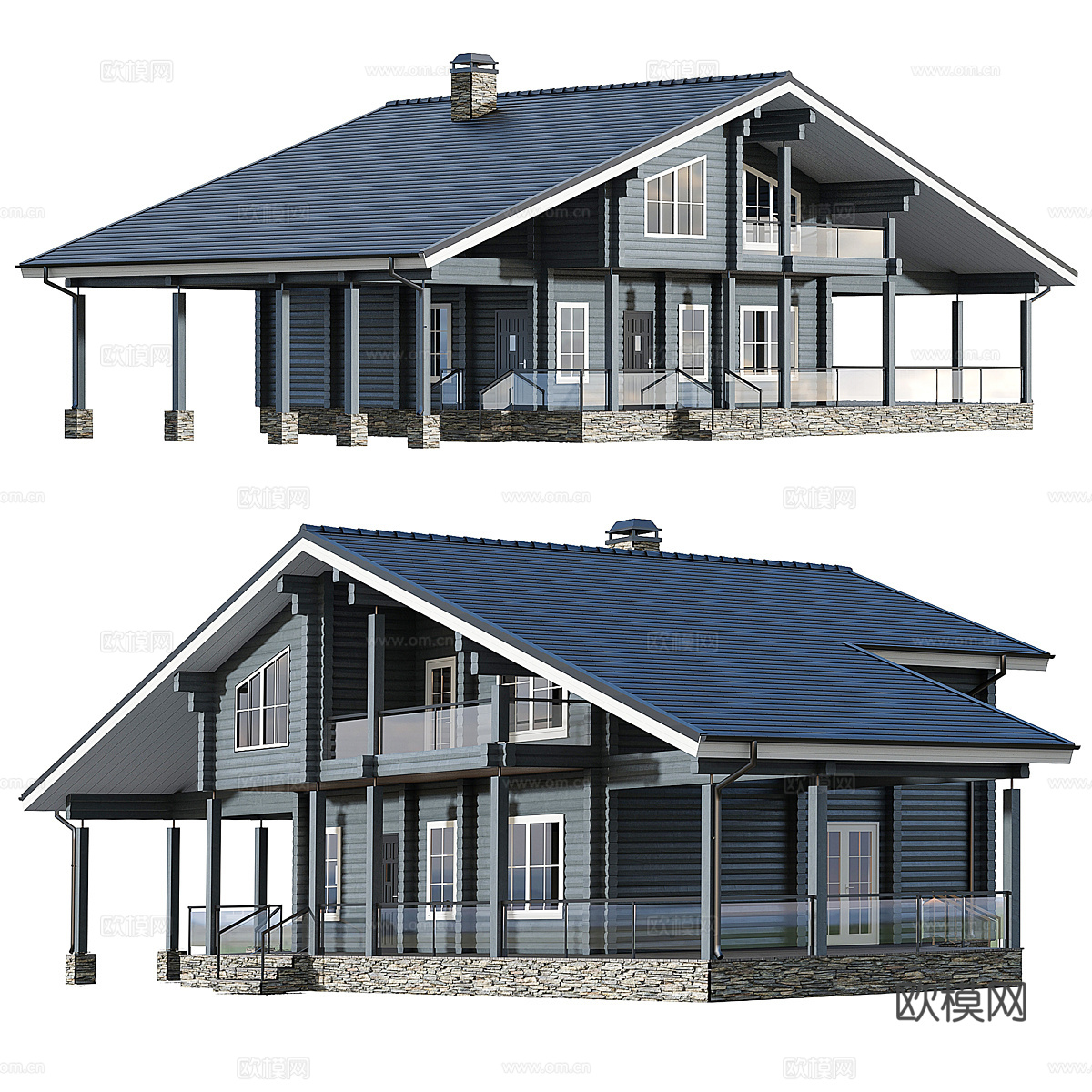 木屋3d模型下载