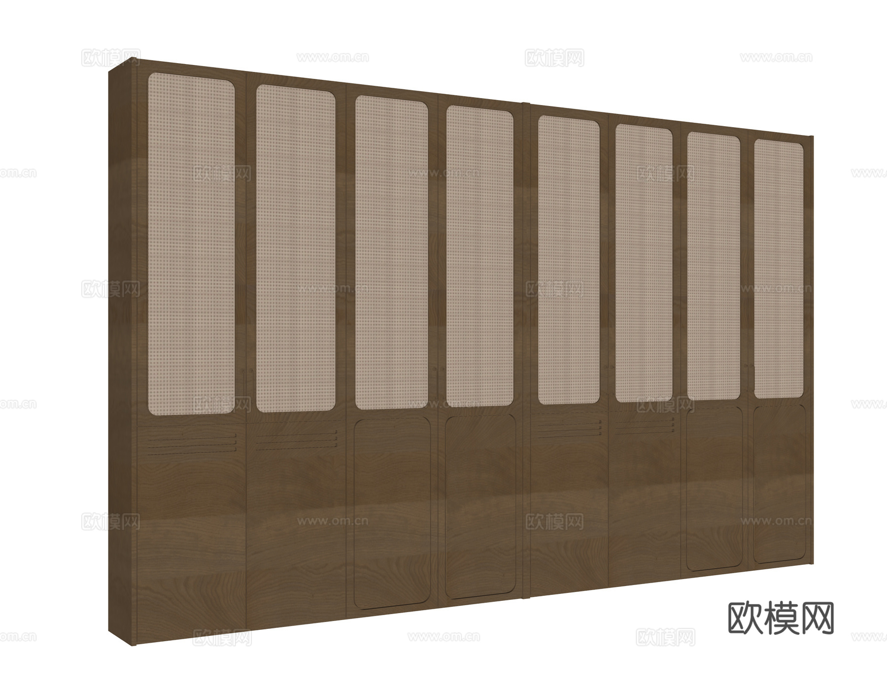 现代衣柜su模型