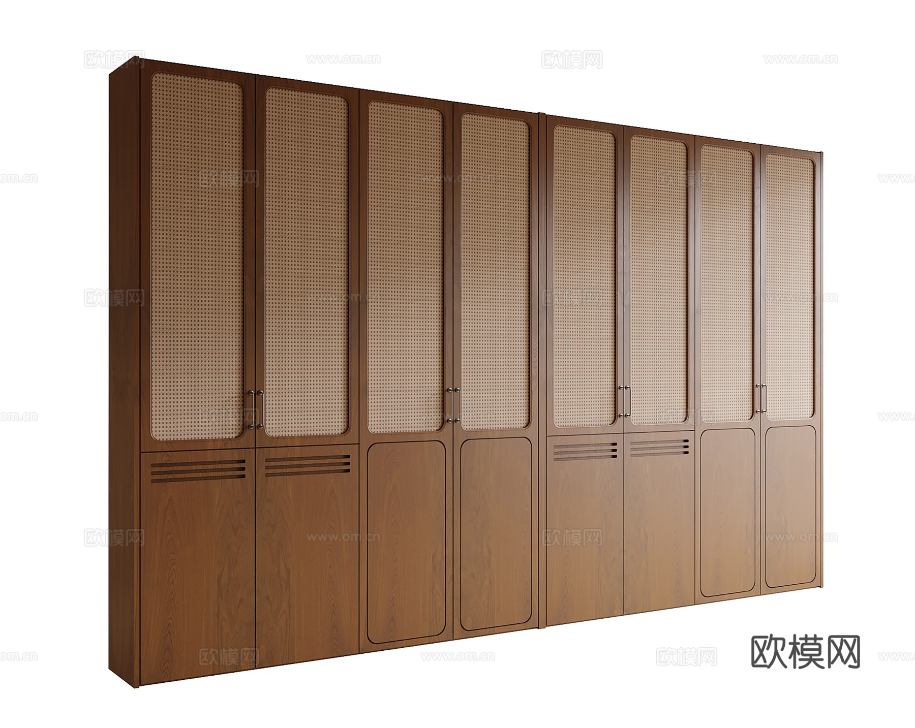 现代衣柜su模型