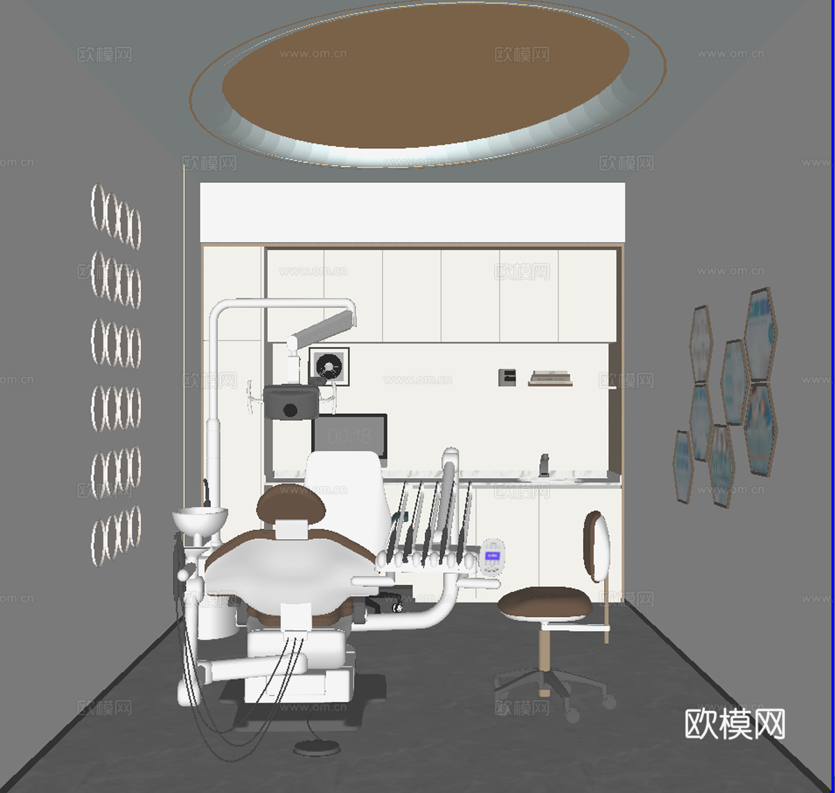 医美医院治疗室su模型