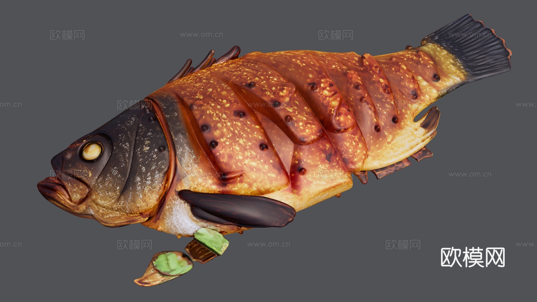 红烧鲤鱼su模型