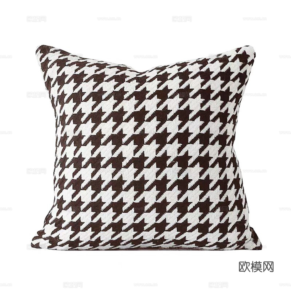 现代抱枕 枕头 印花抱枕 格纹抱枕
