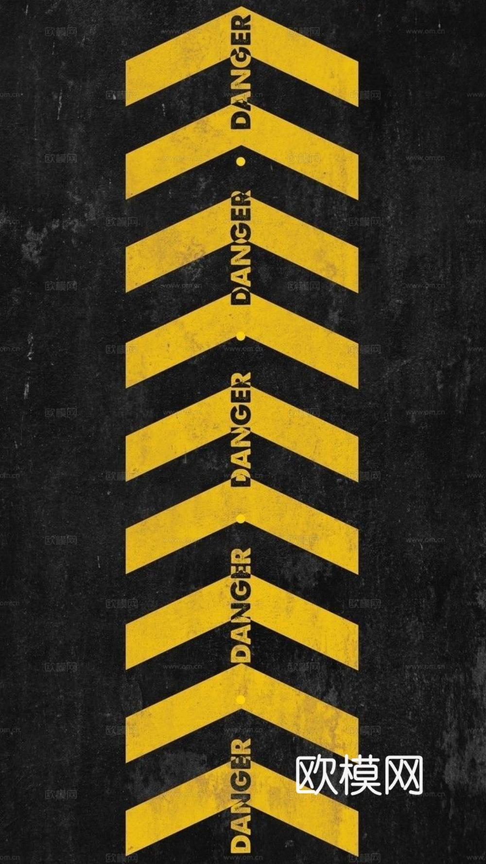 黑黄线 黄黑线 警戒线 警示线 安全条 反光条