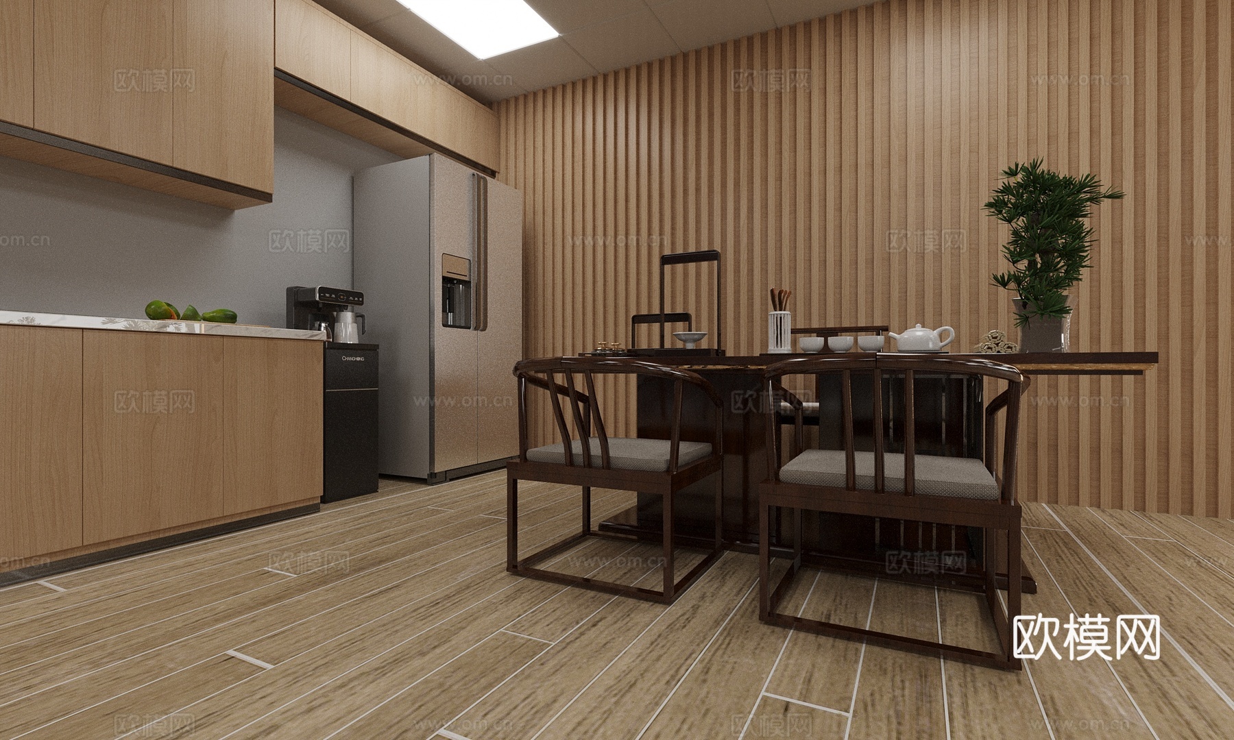 茶室3d模型下载