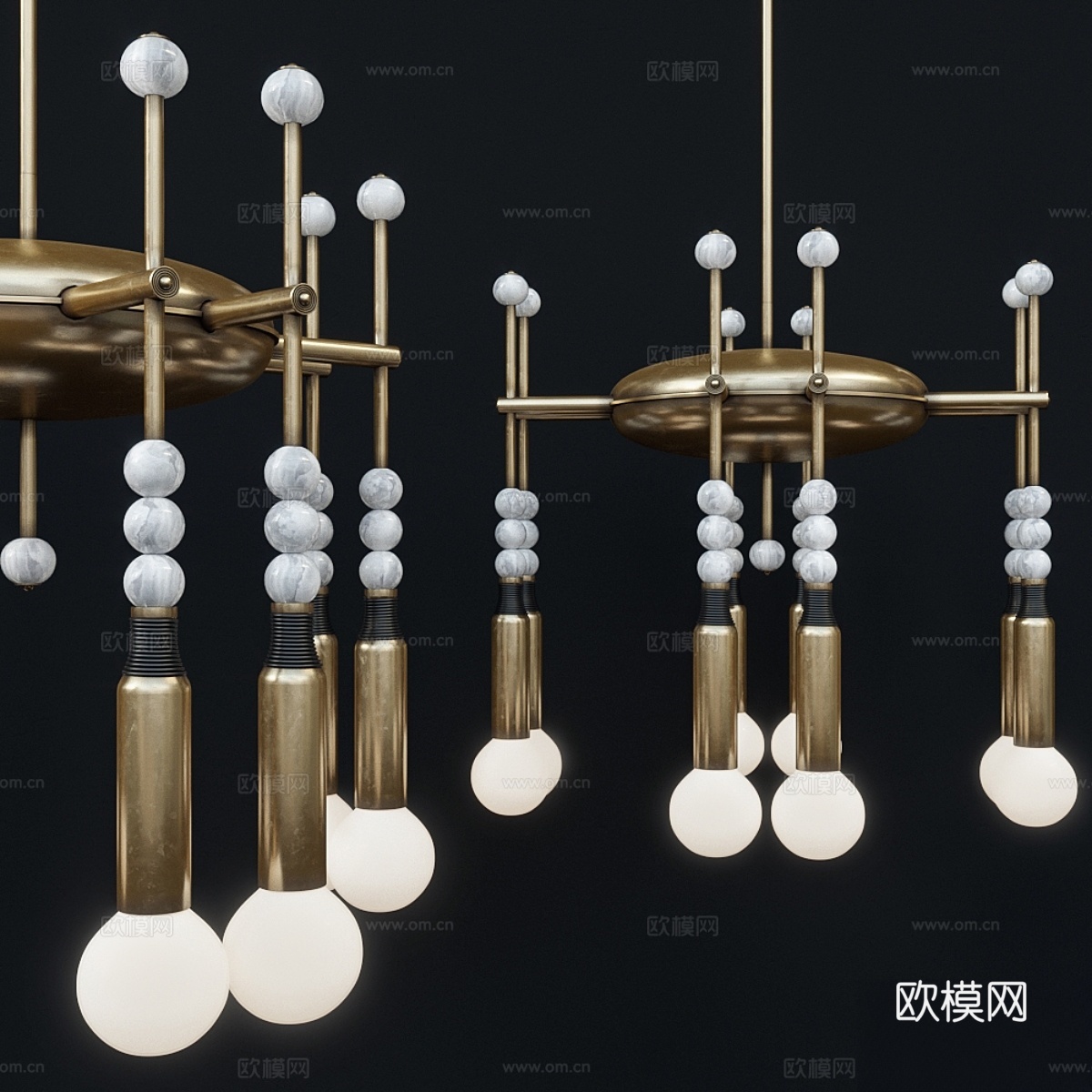 Apparatus Talisman 8 吊灯3d模型下载