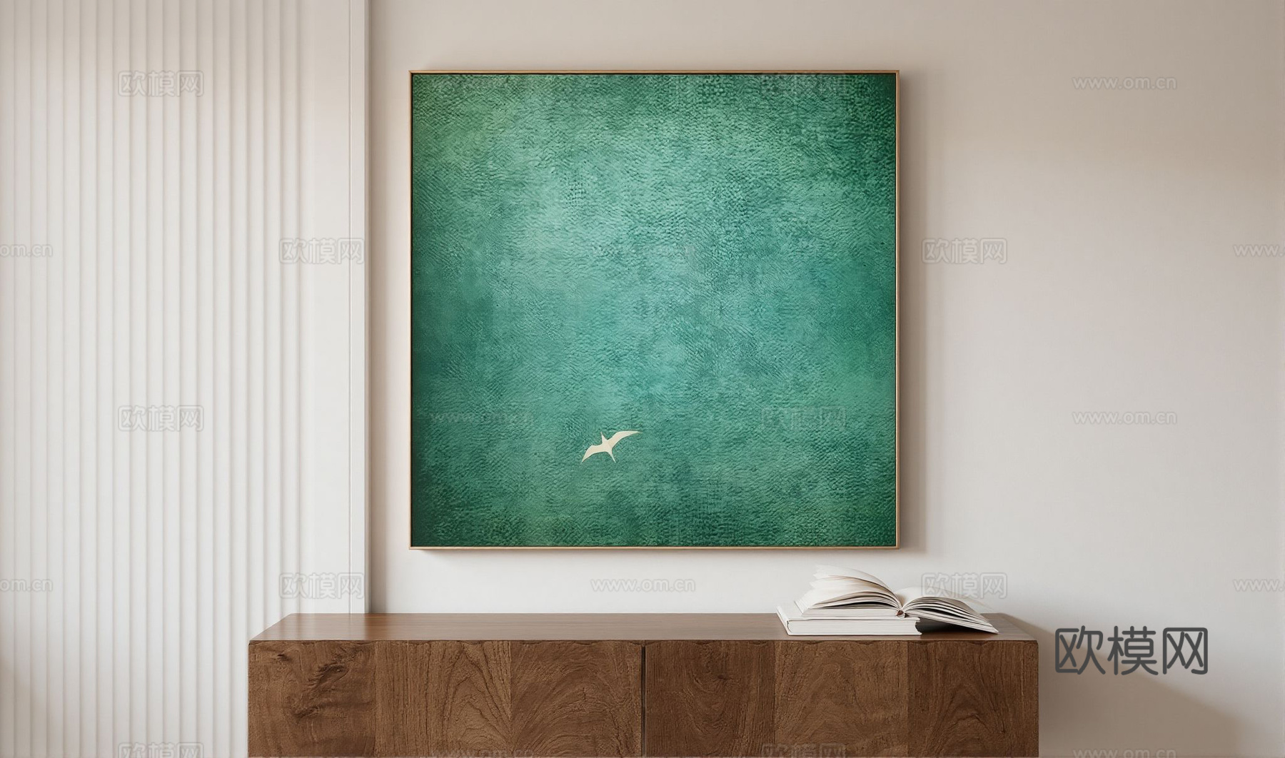 中古风装饰挂画su模型
