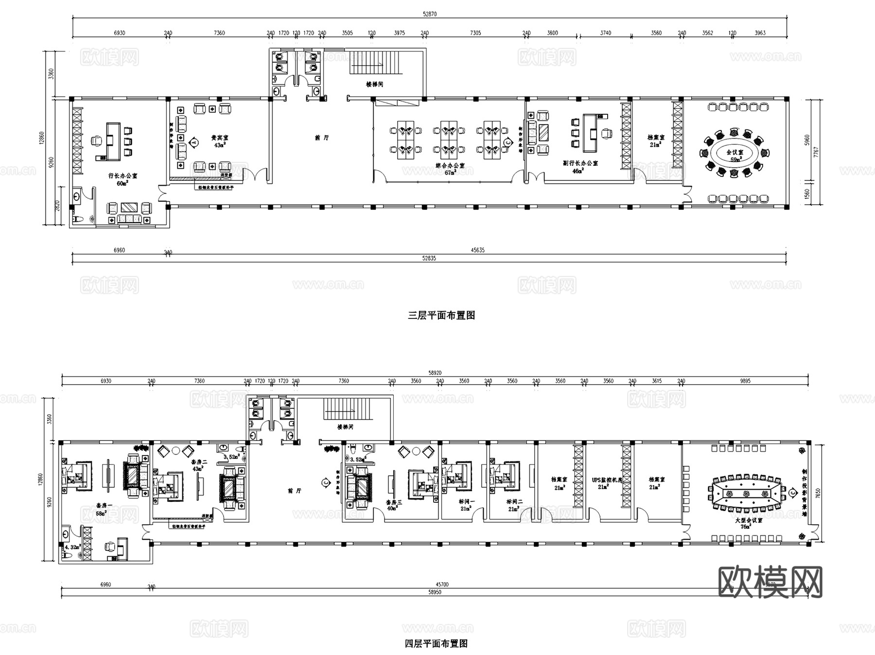 日照九银村镇银行室内装饰CAD施工图全套cad施工图