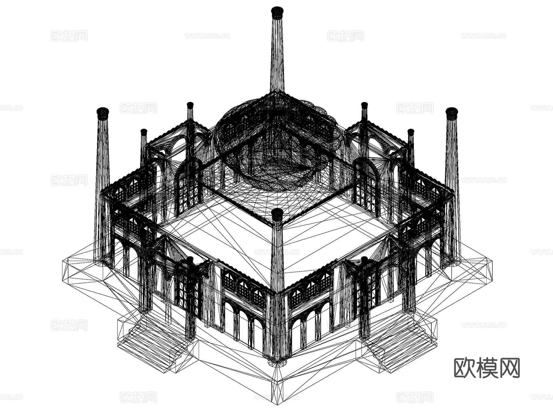 三维建筑立体模型CAD施工图集 10套cad施工图