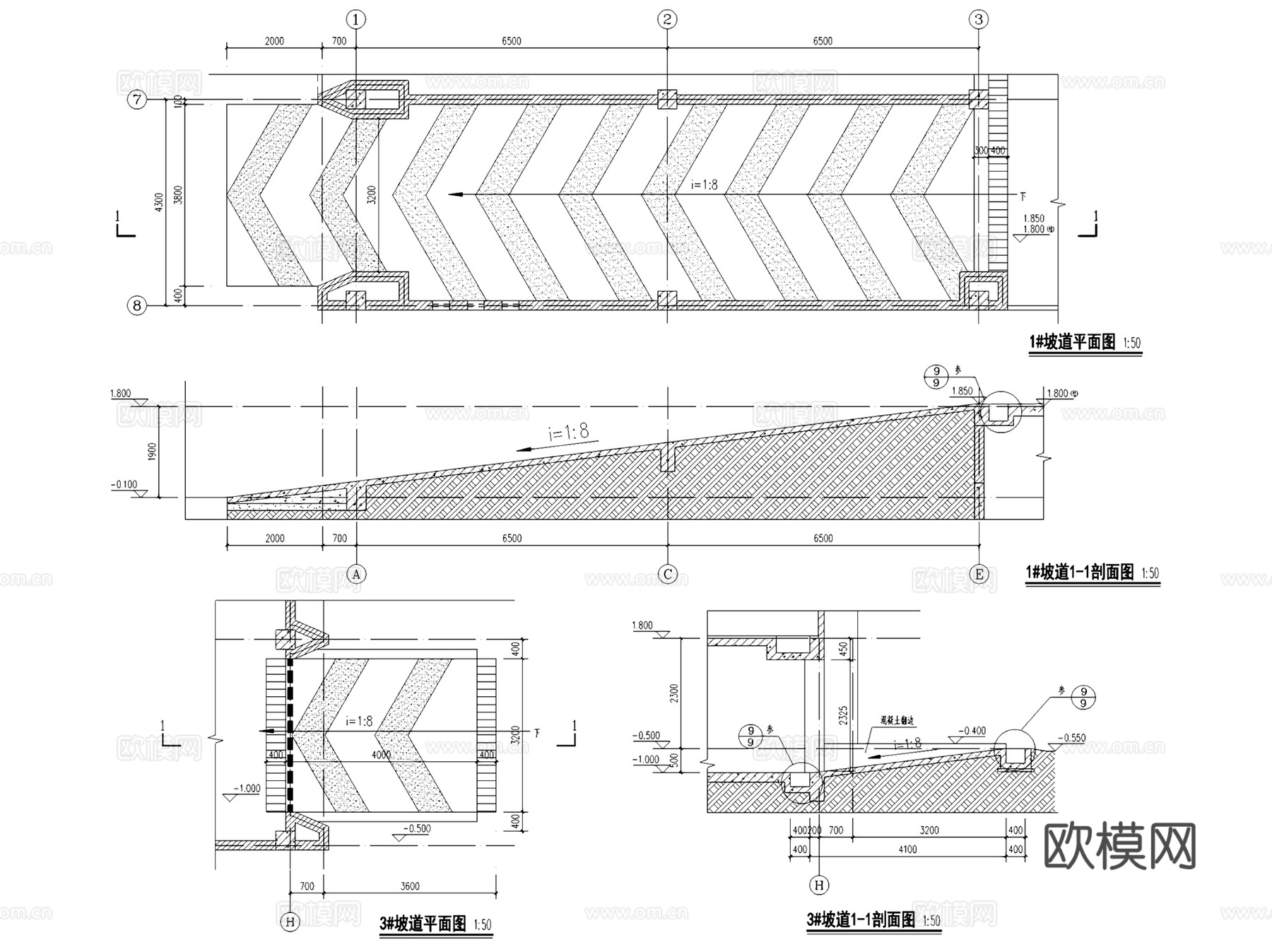 青山湖科技城垃圾中转站建筑CAD施工图全套cad施工图