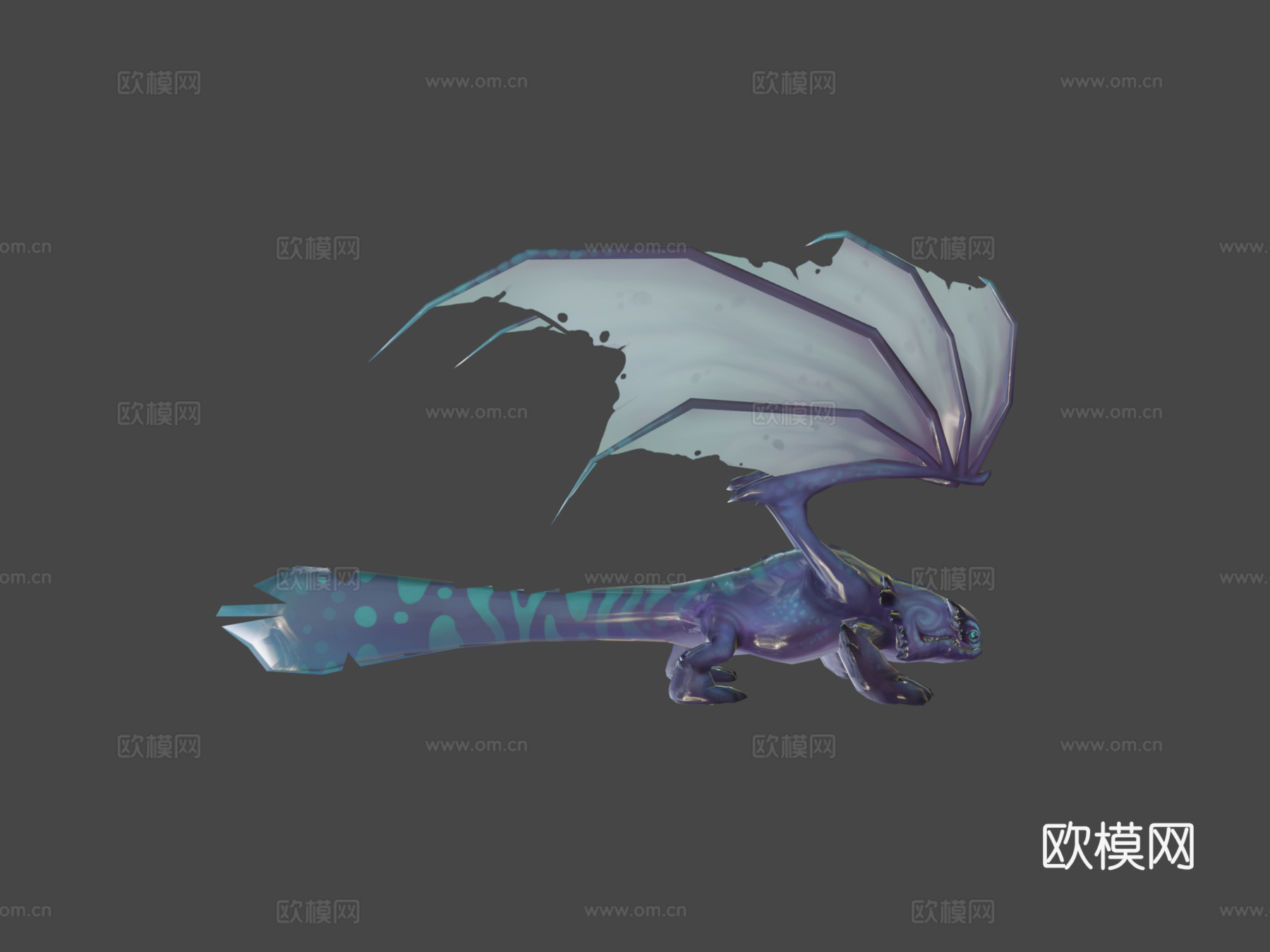 蝾螈龙su模型