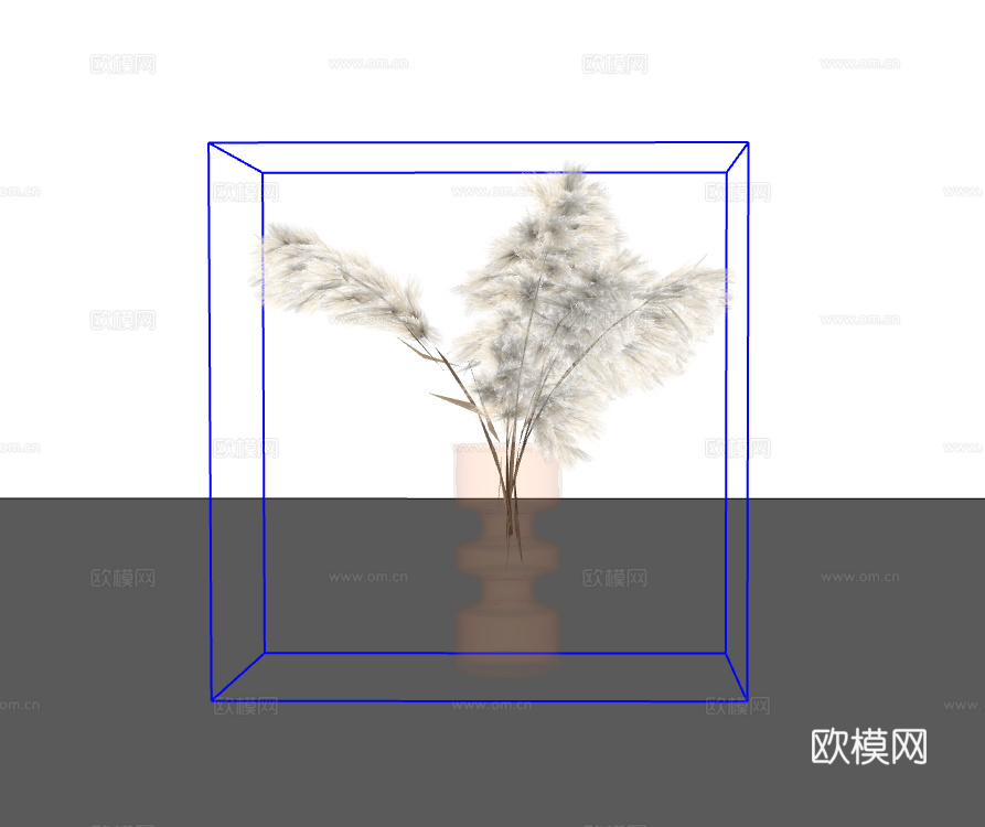 玻璃植物su模型