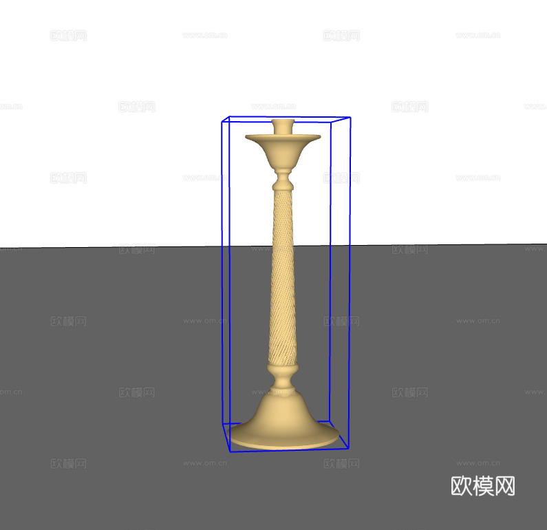 烛台摆件su模型