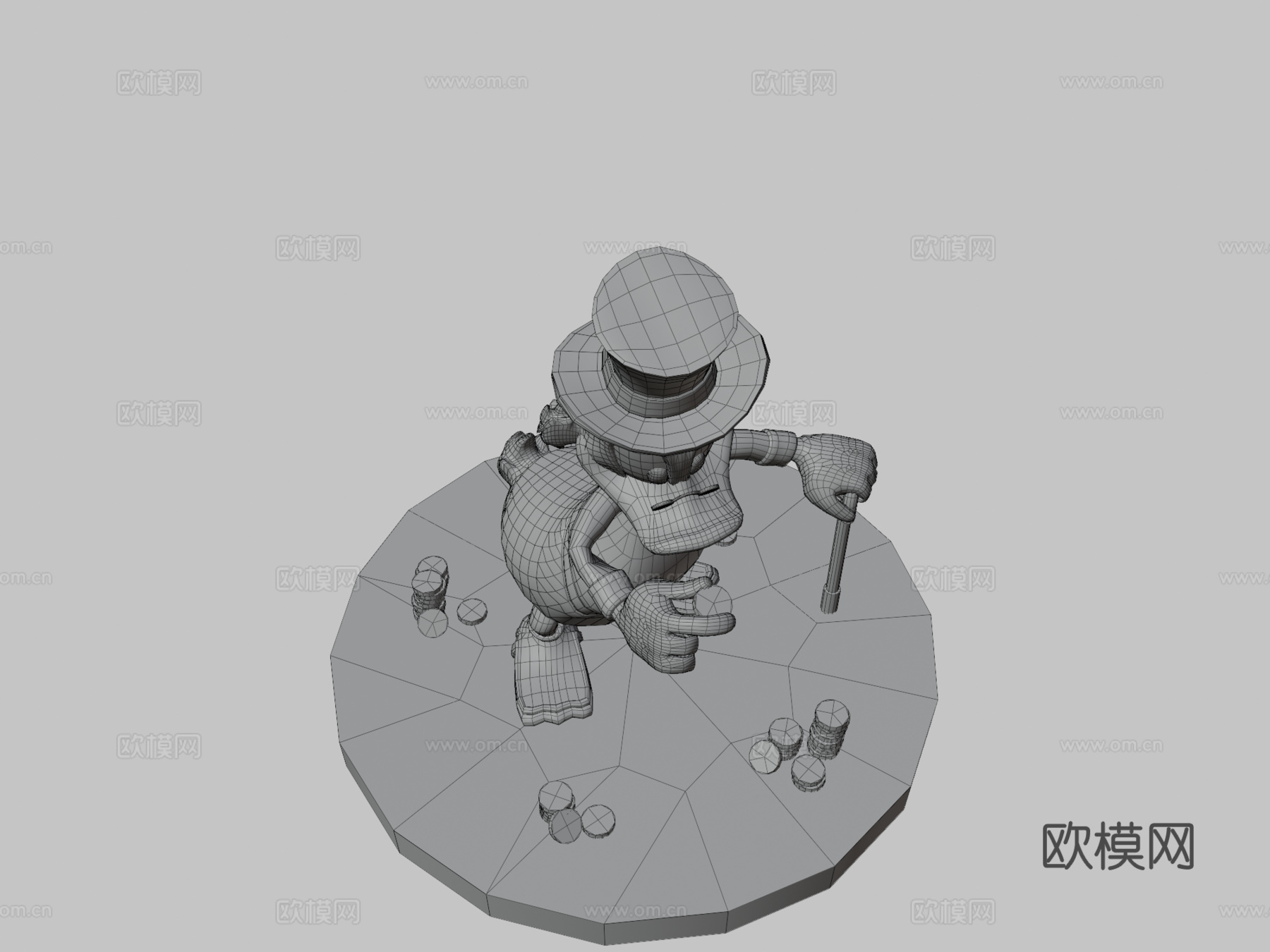 史高治·麦克老鸭su模型