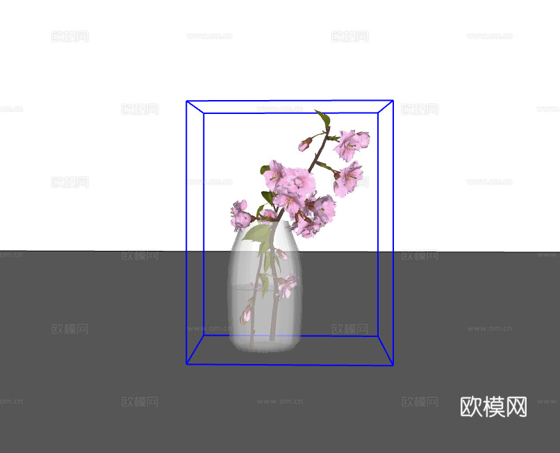 花瓶摆件su模型