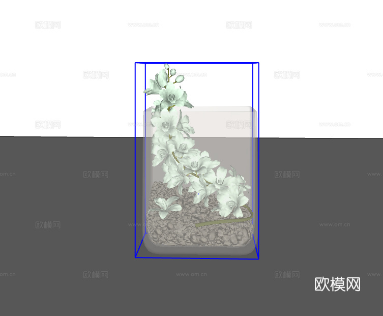 小盆栽su模型
