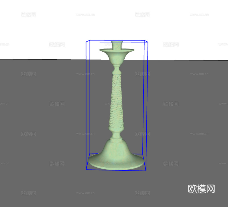 烛台摆件su模型