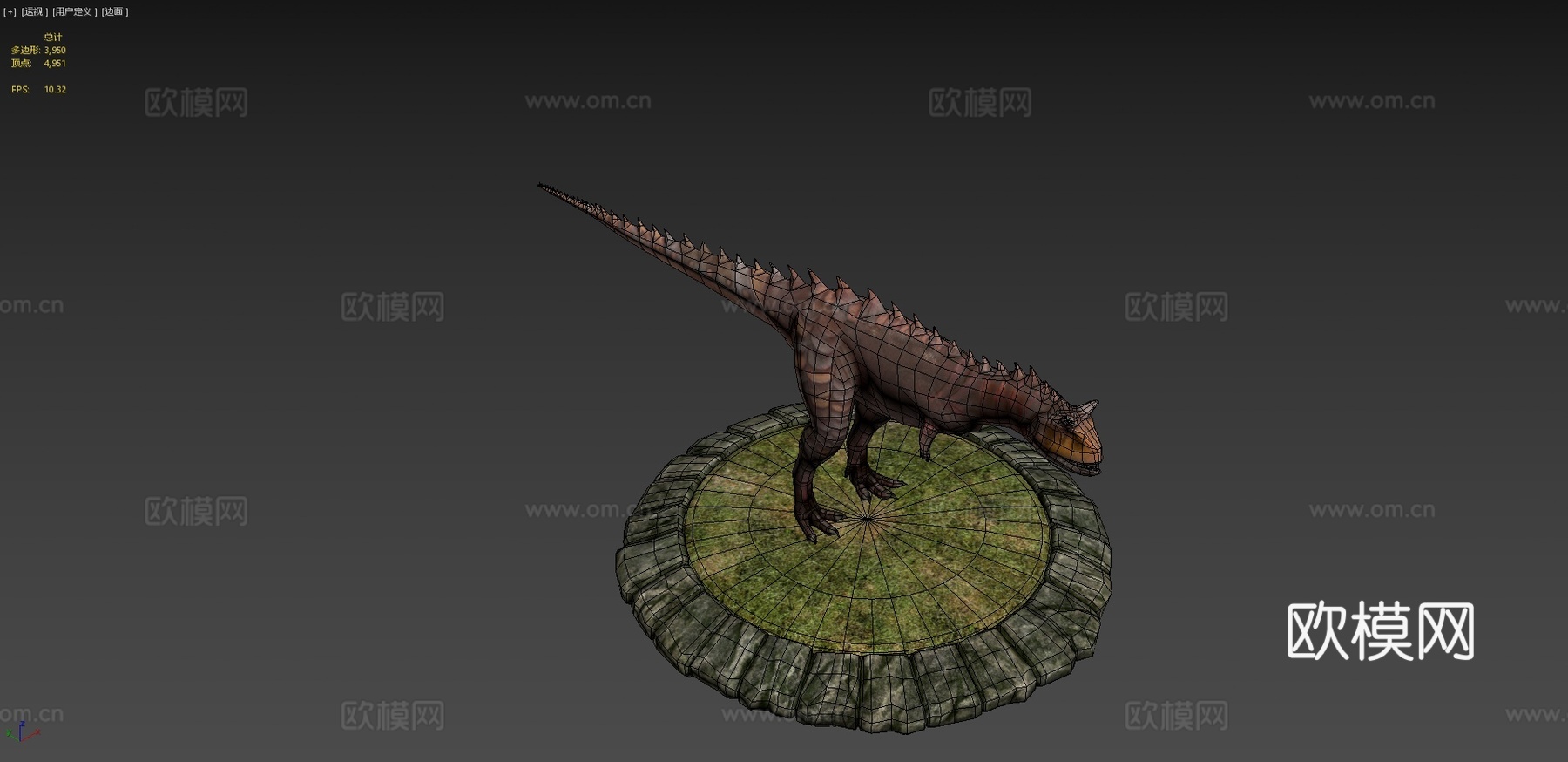 食肉牛龙su模型