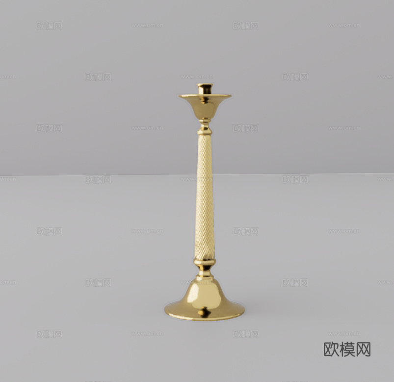烛台摆件su模型