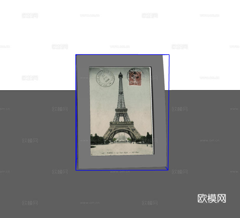 相框su模型
