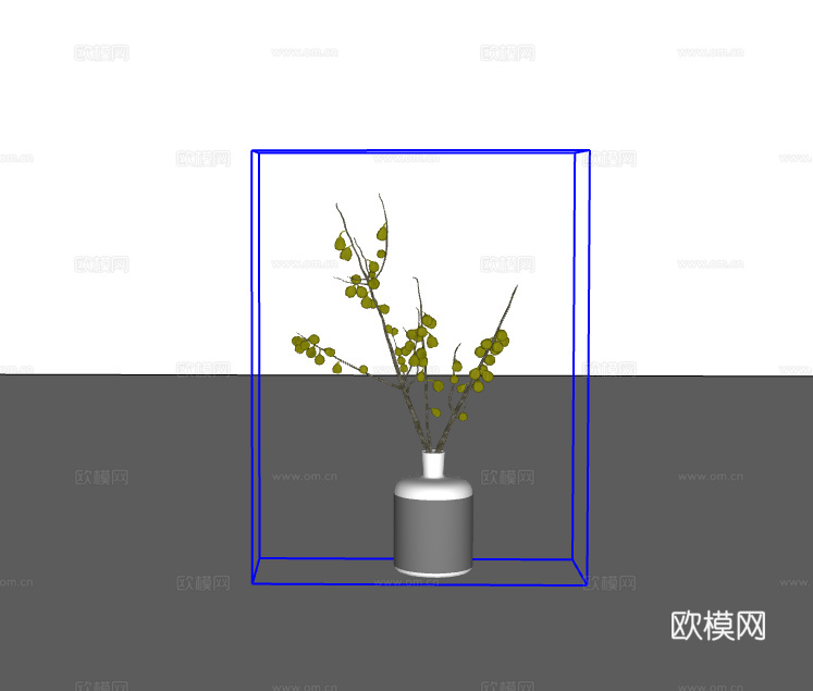 小盆栽su模型
