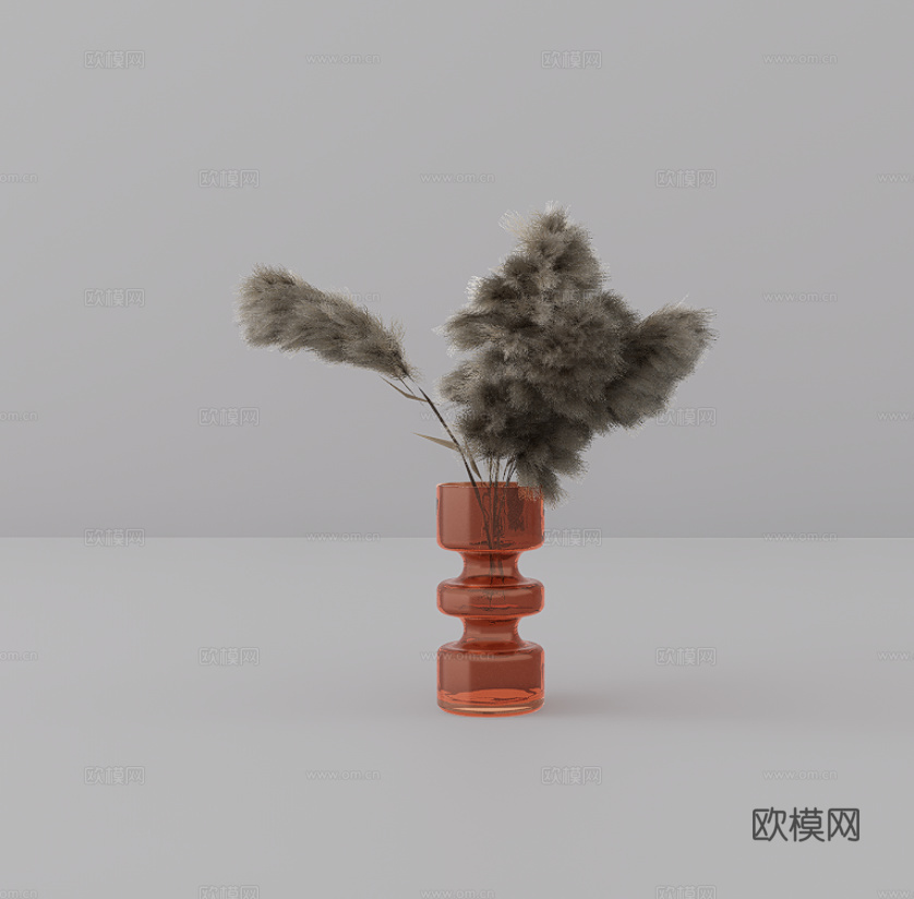 玻璃植物su模型