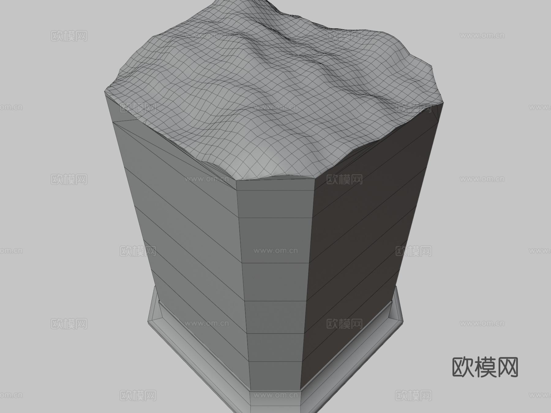 水母立体模型su模型
