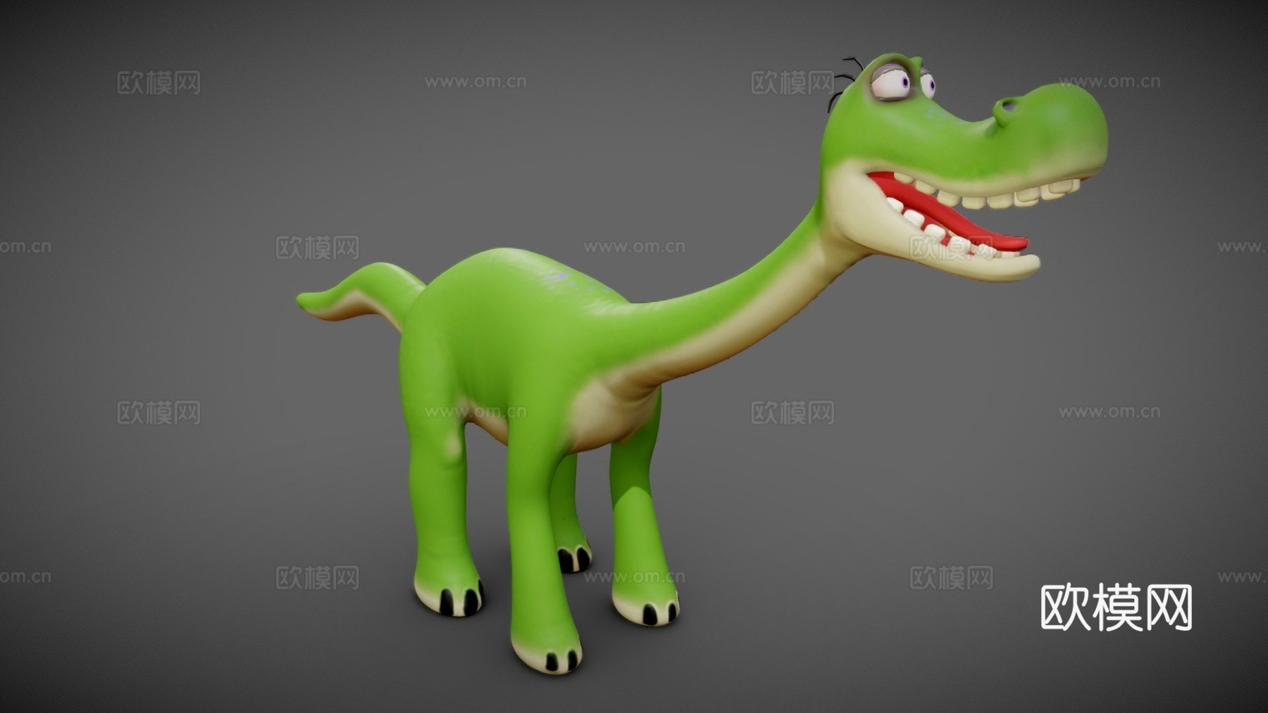 卡通恐龙生物3su模型