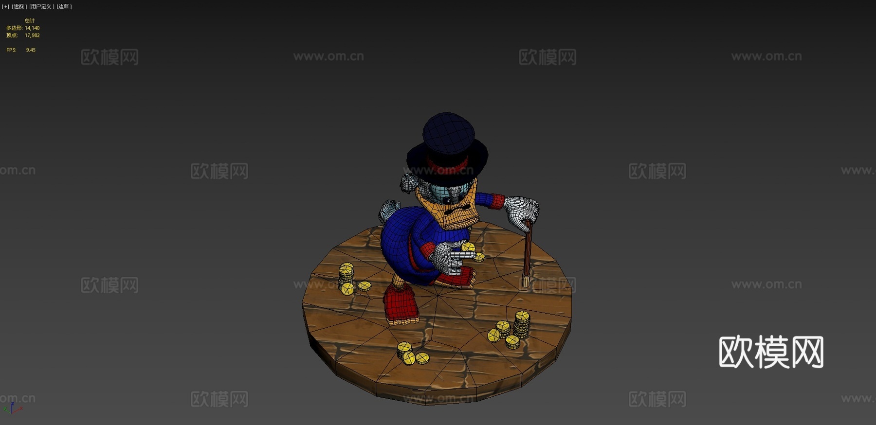 史高治·麦克老鸭su模型