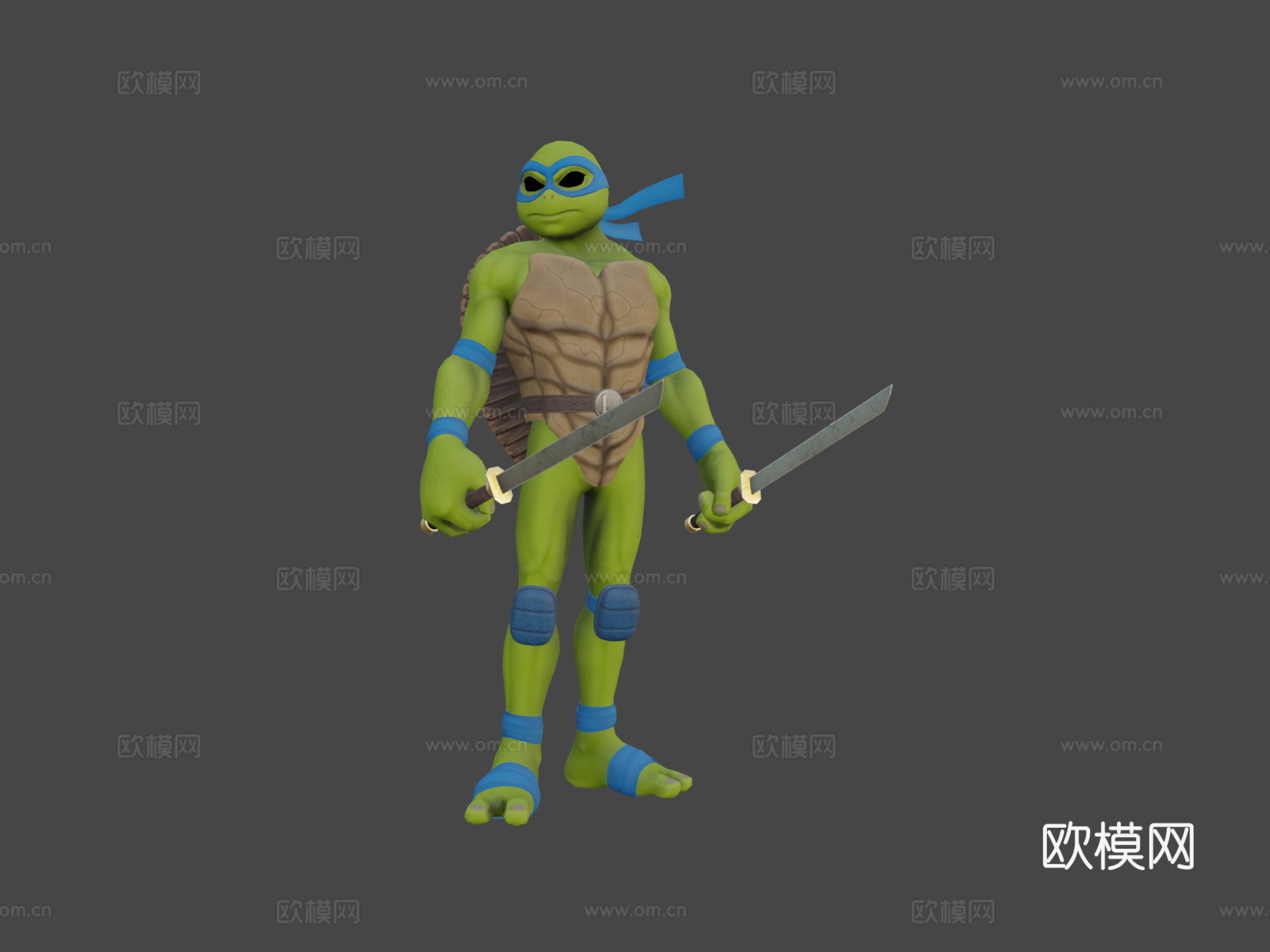 忍者神龟莱昂纳多su模型