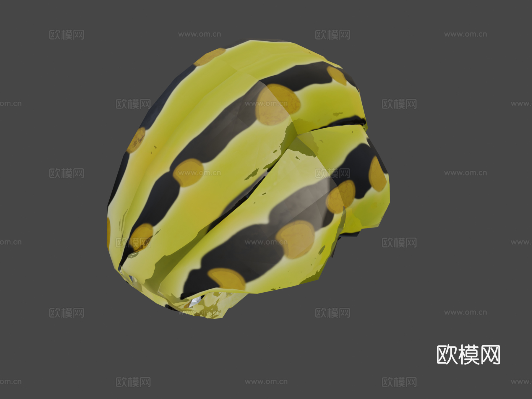 金凤蝶毛毛虫su模型