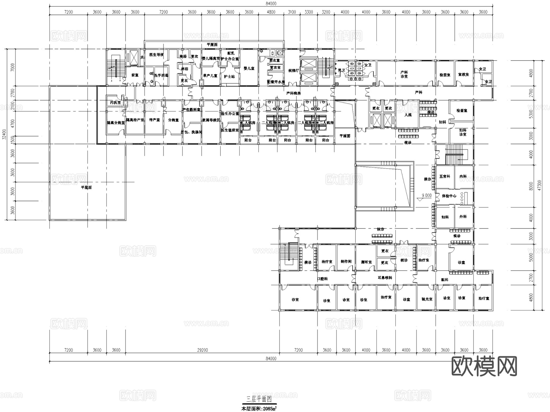 嵊州甘霖镇中心卫生院医疗建筑规划CAD施工图集+文本cad施工图
