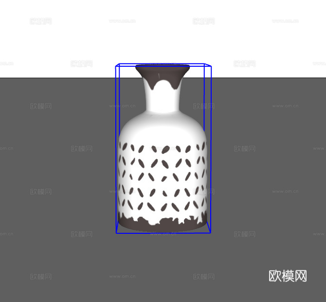 瓶子摆件su模型