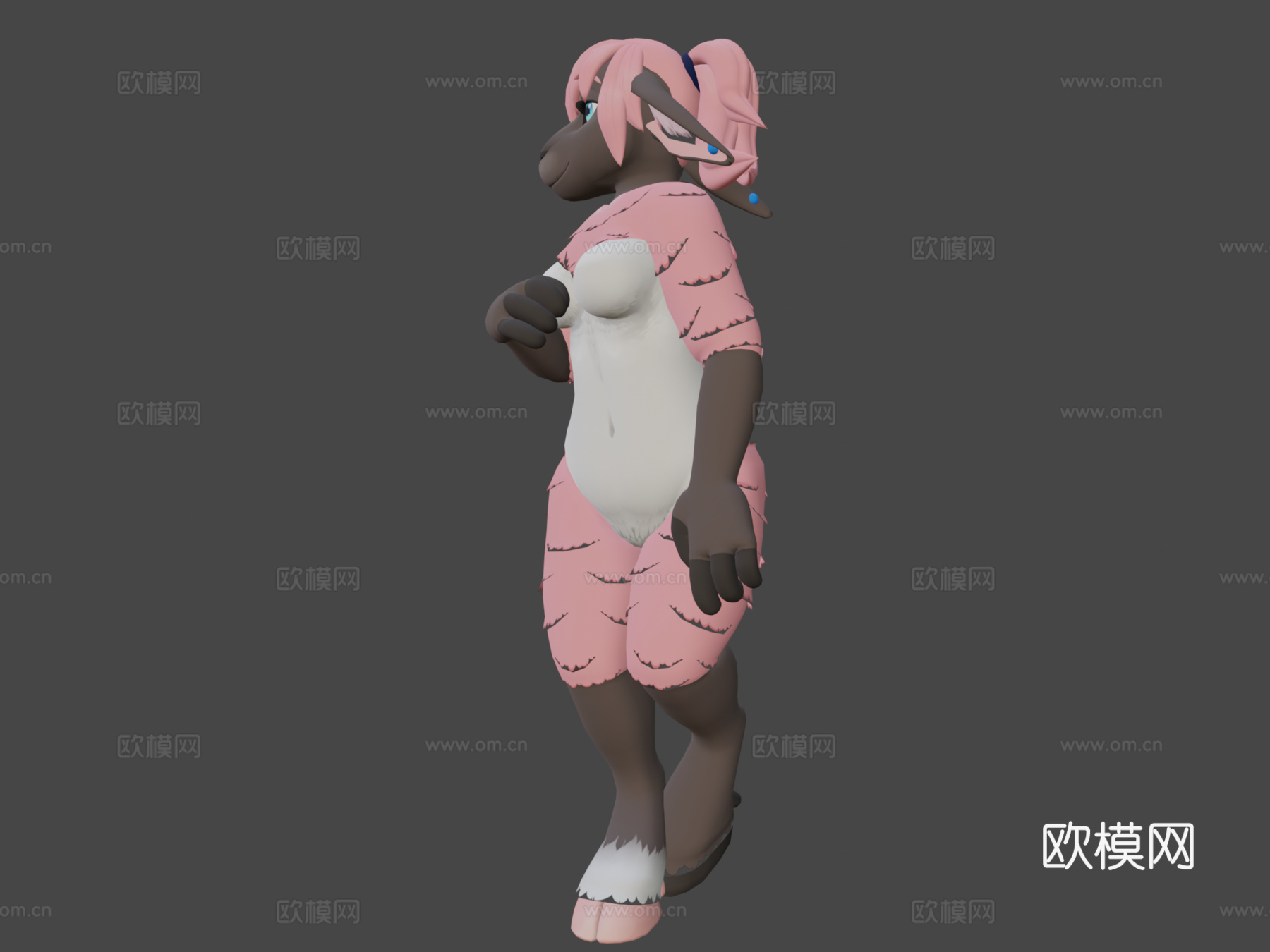 太妃糖VRChat虚拟形象su模型