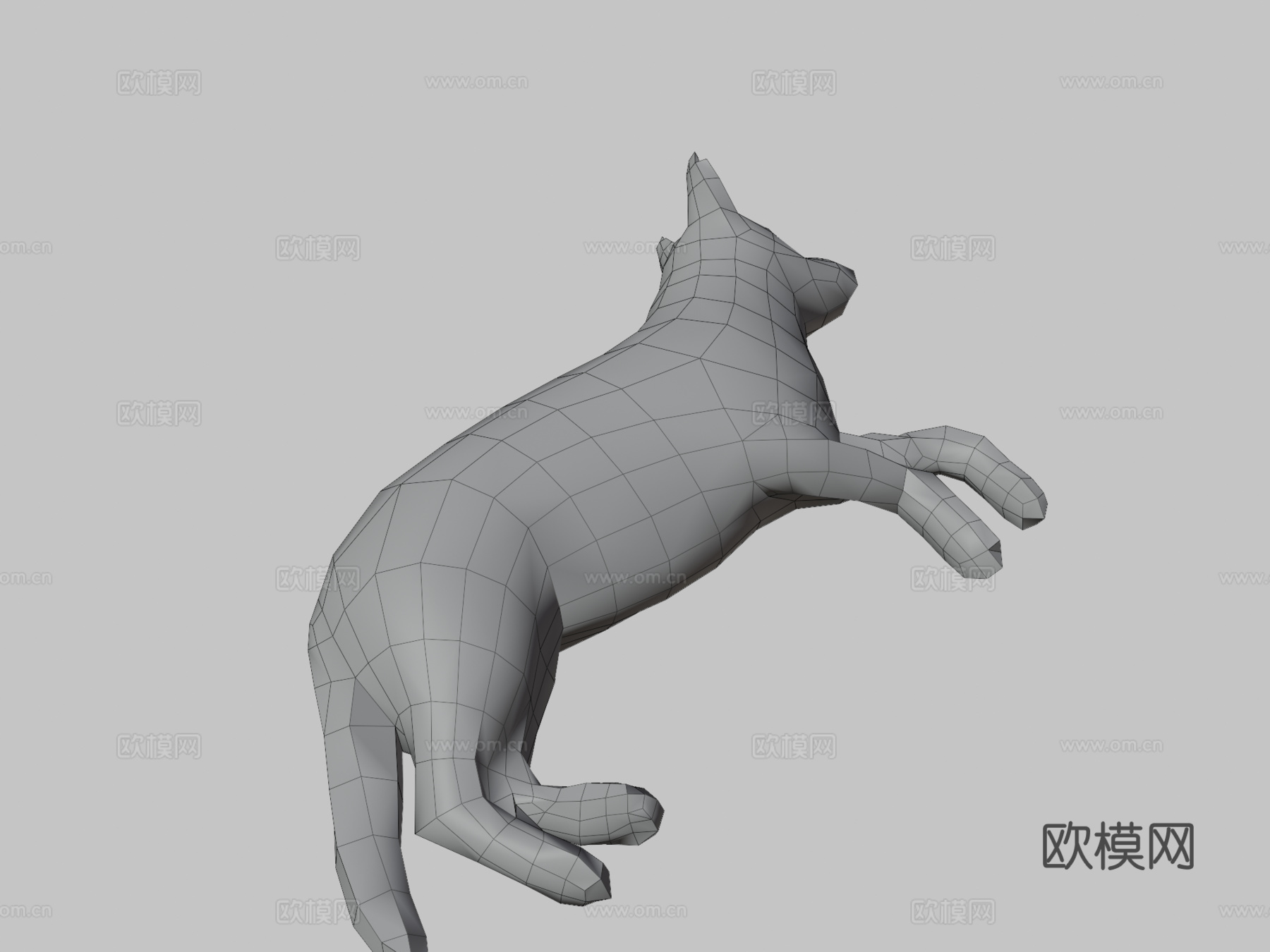 德国牧羊犬su模型