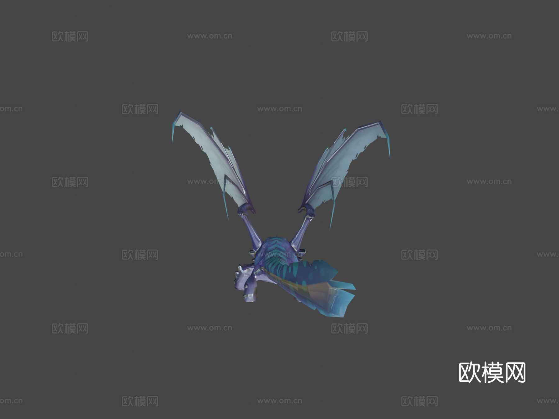 蝾螈龙su模型