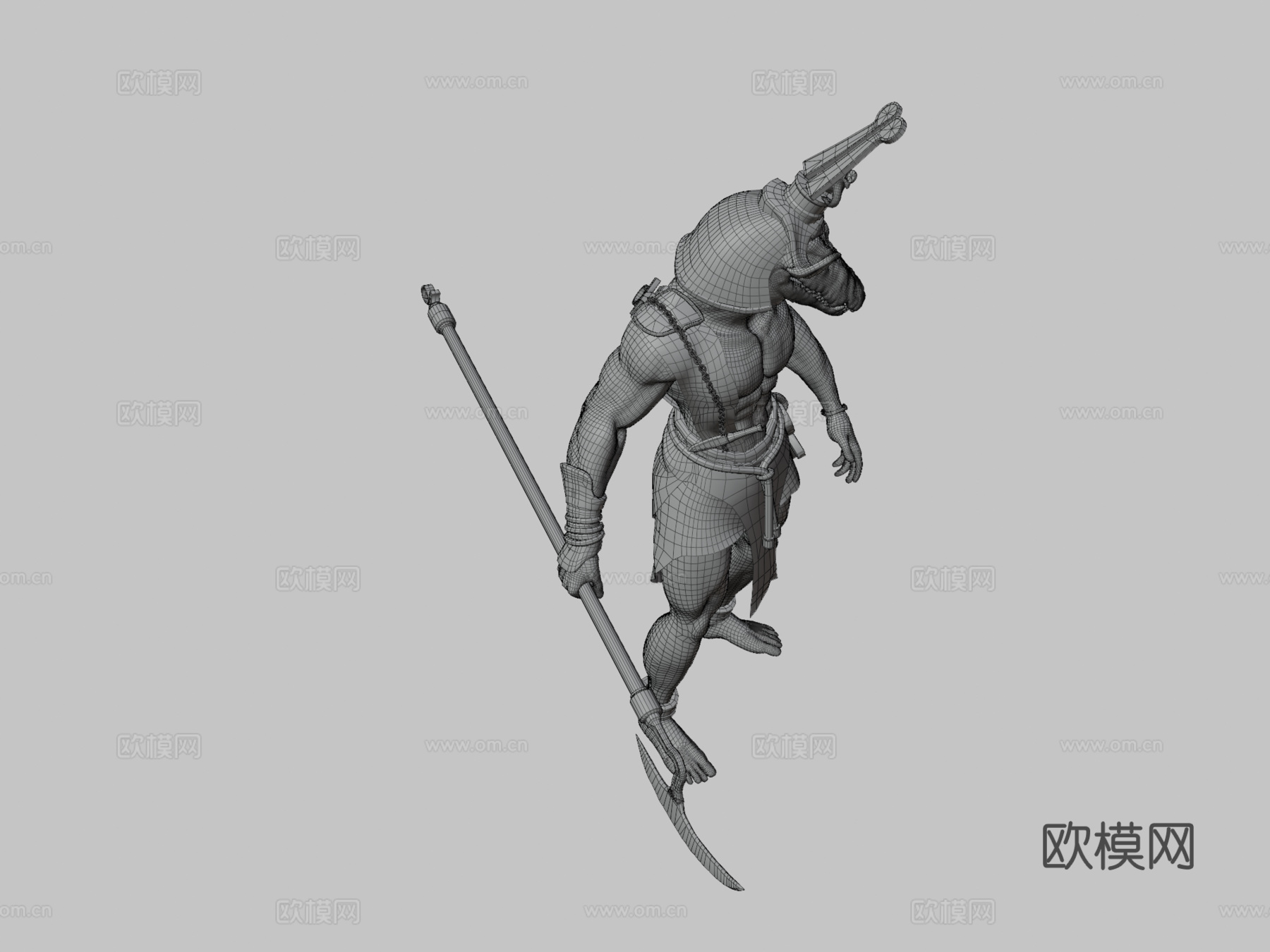 尼罗河创造者索贝克su模型