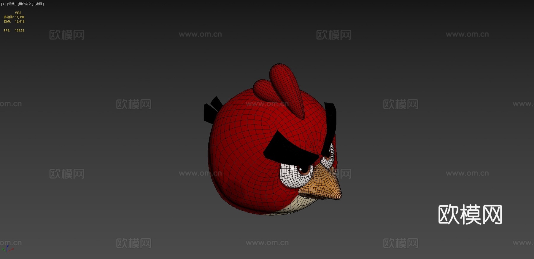 愤怒的小鸟su模型