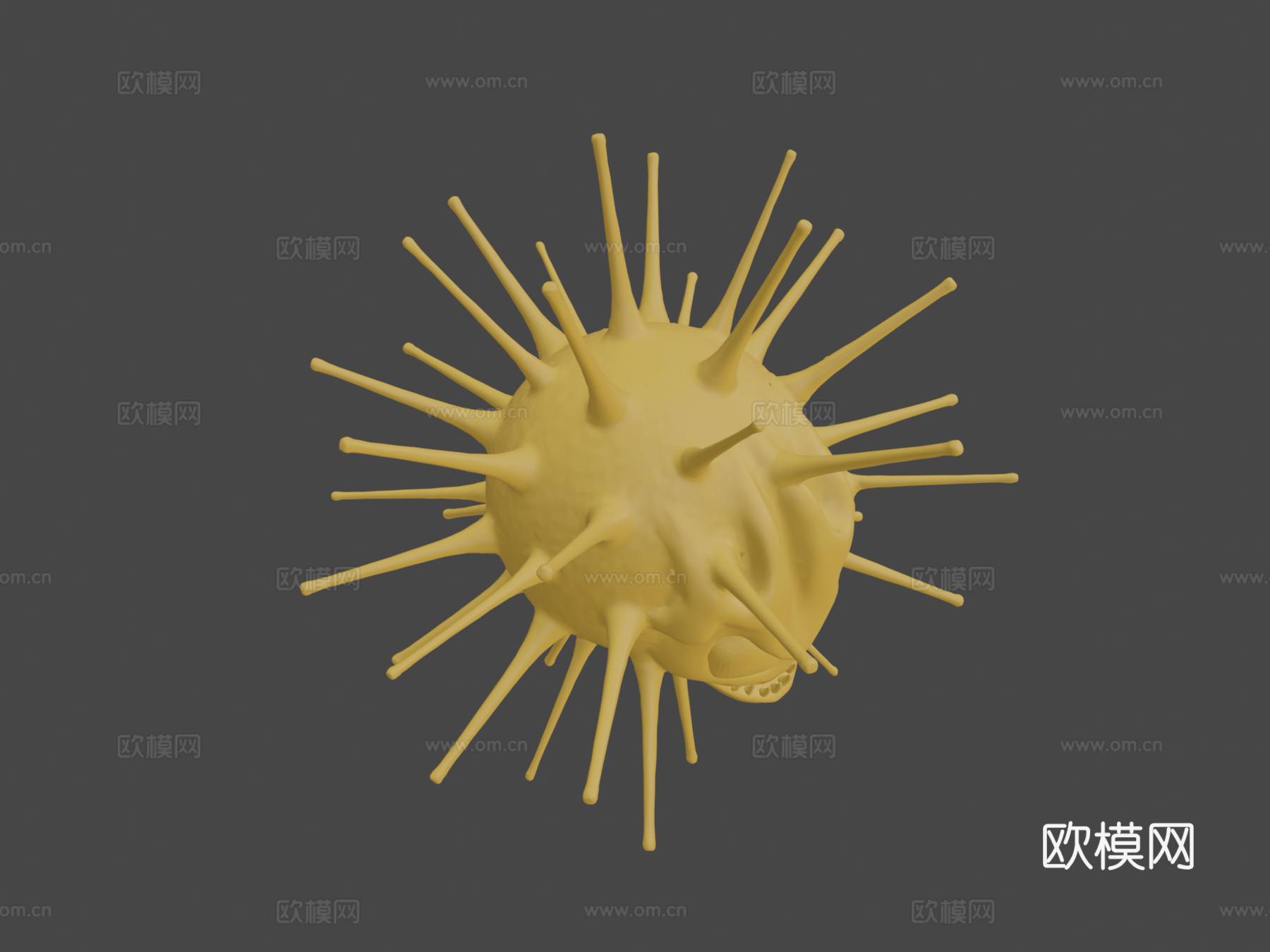 冠状病毒su模型下载（渲染图8）