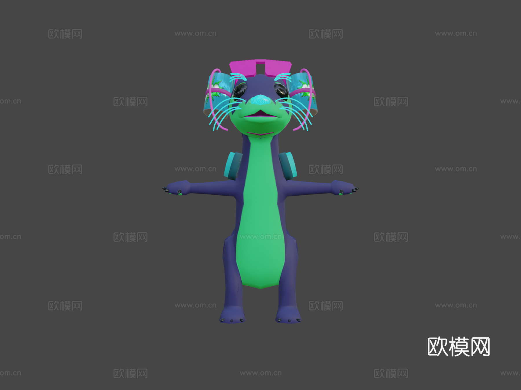 DJ水獭su模型
