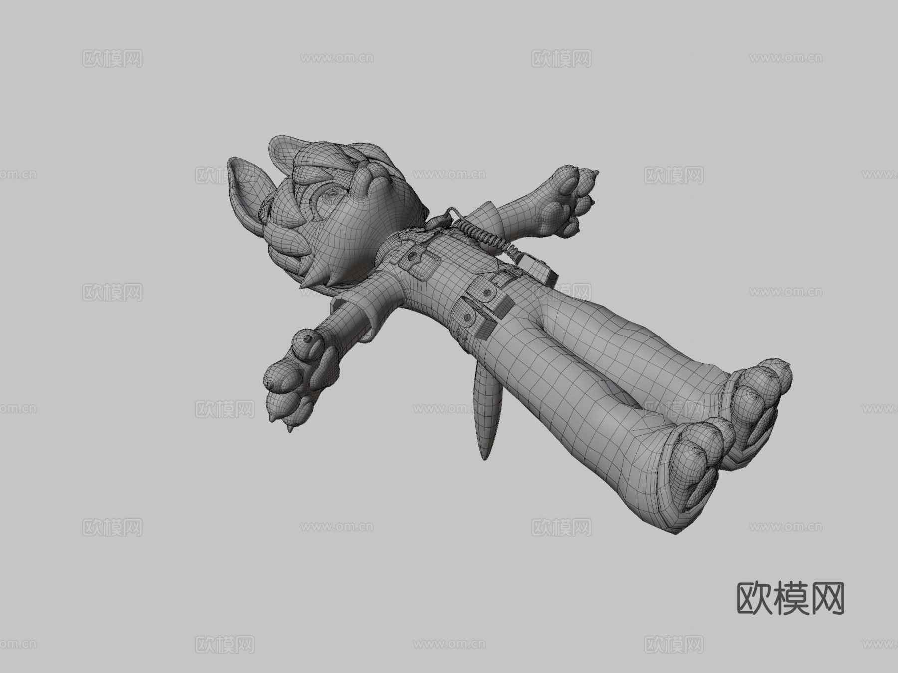 [空想造物-KONGZOO]制服小狗su模型
