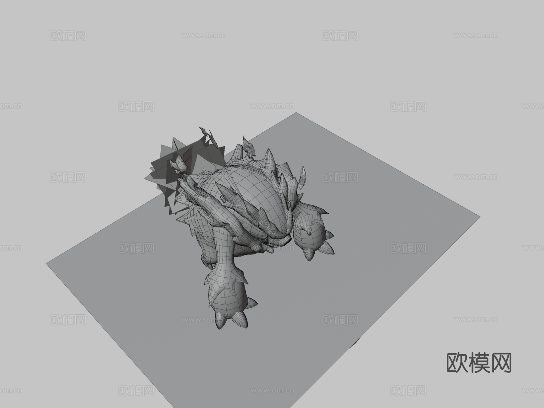 超级炎武王su模型