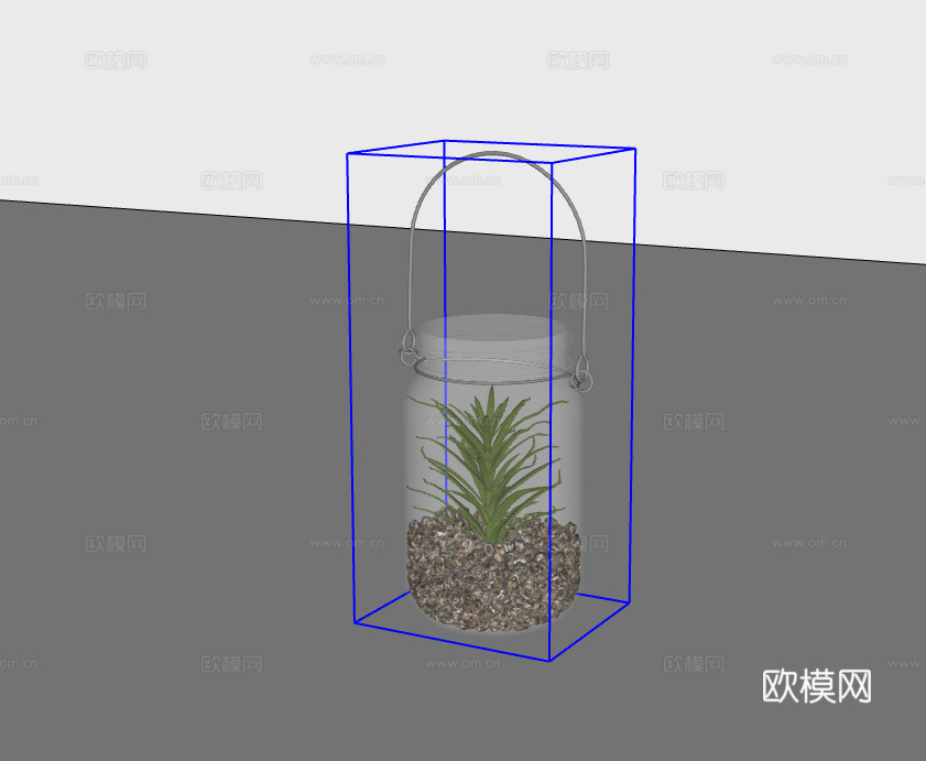 花瓶摆件su模型