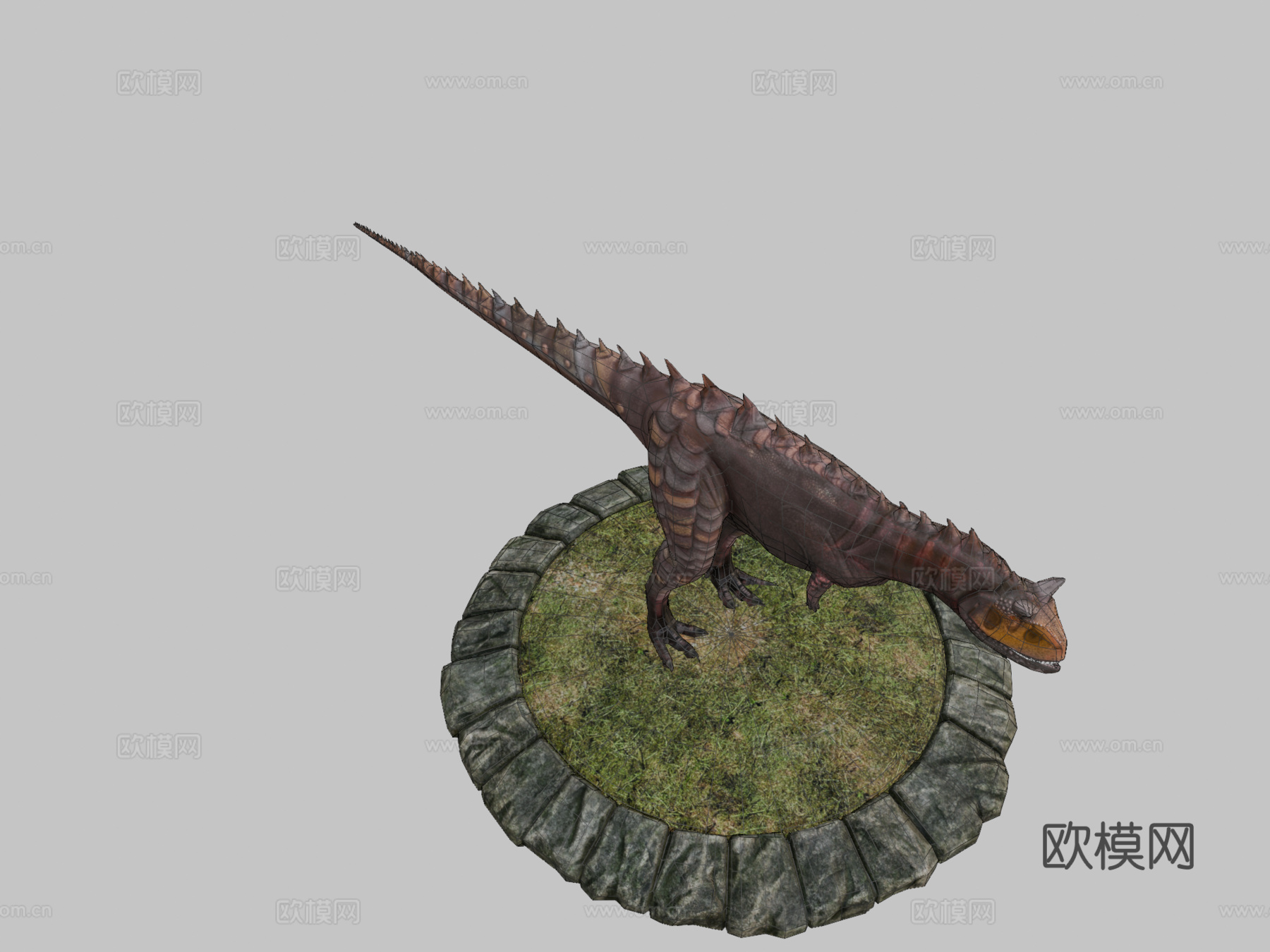 食肉牛龙su模型