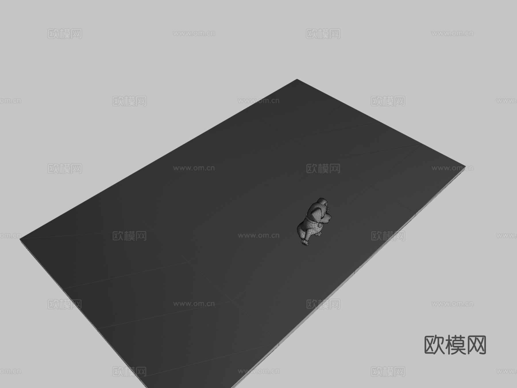 动画小狗跳跃无缝循环su模型