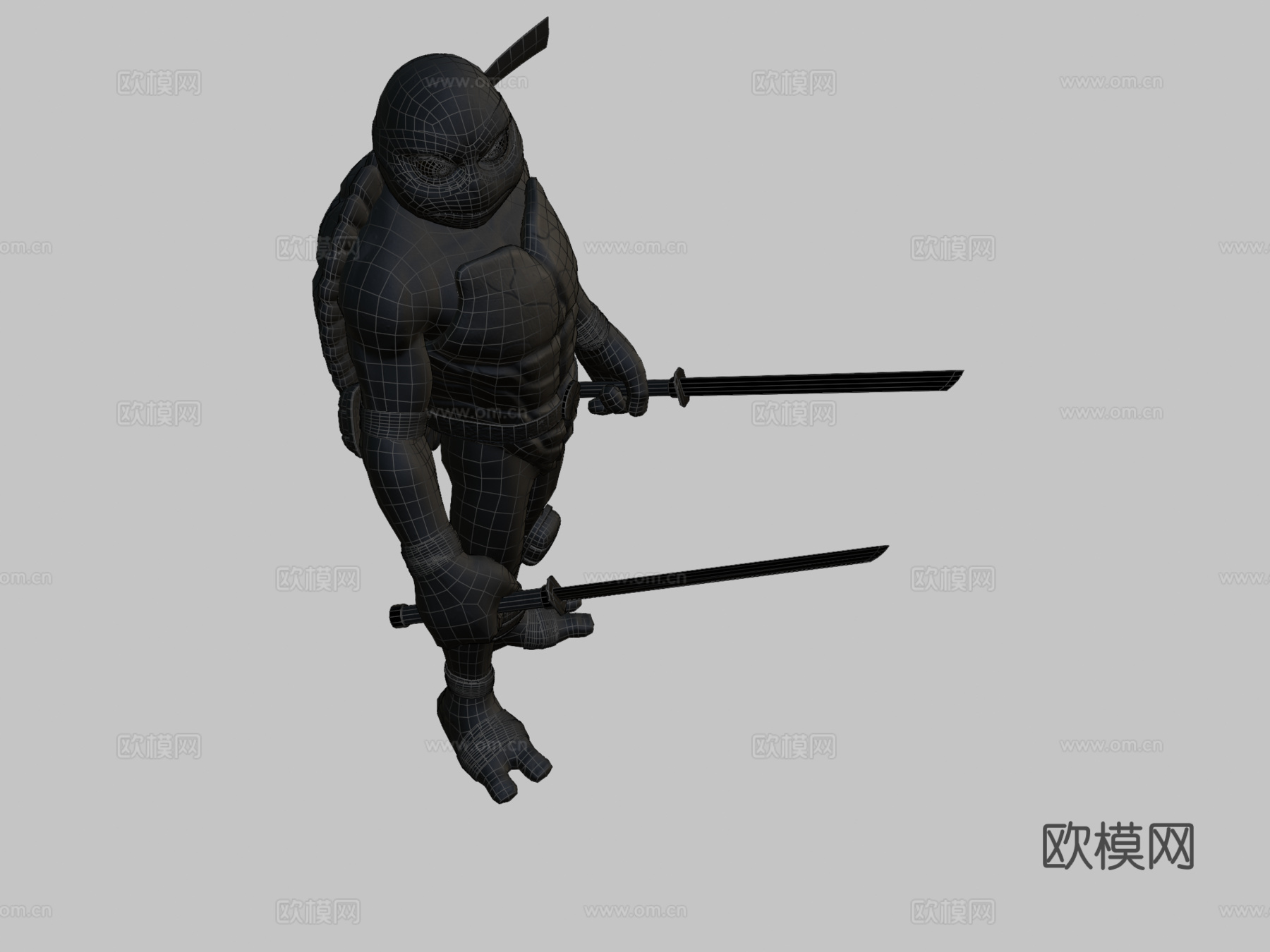 忍者神龟莱昂纳多su模型