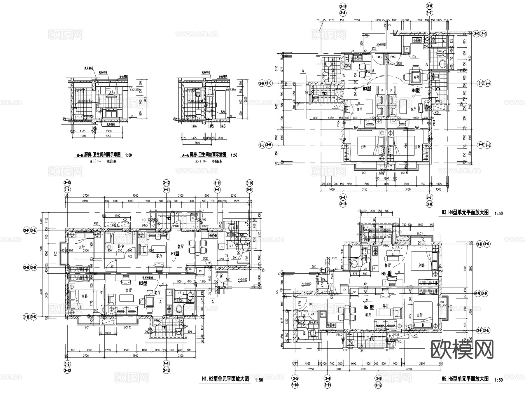深圳利是佳商住大厦建筑CAD施工图全套cad施工图