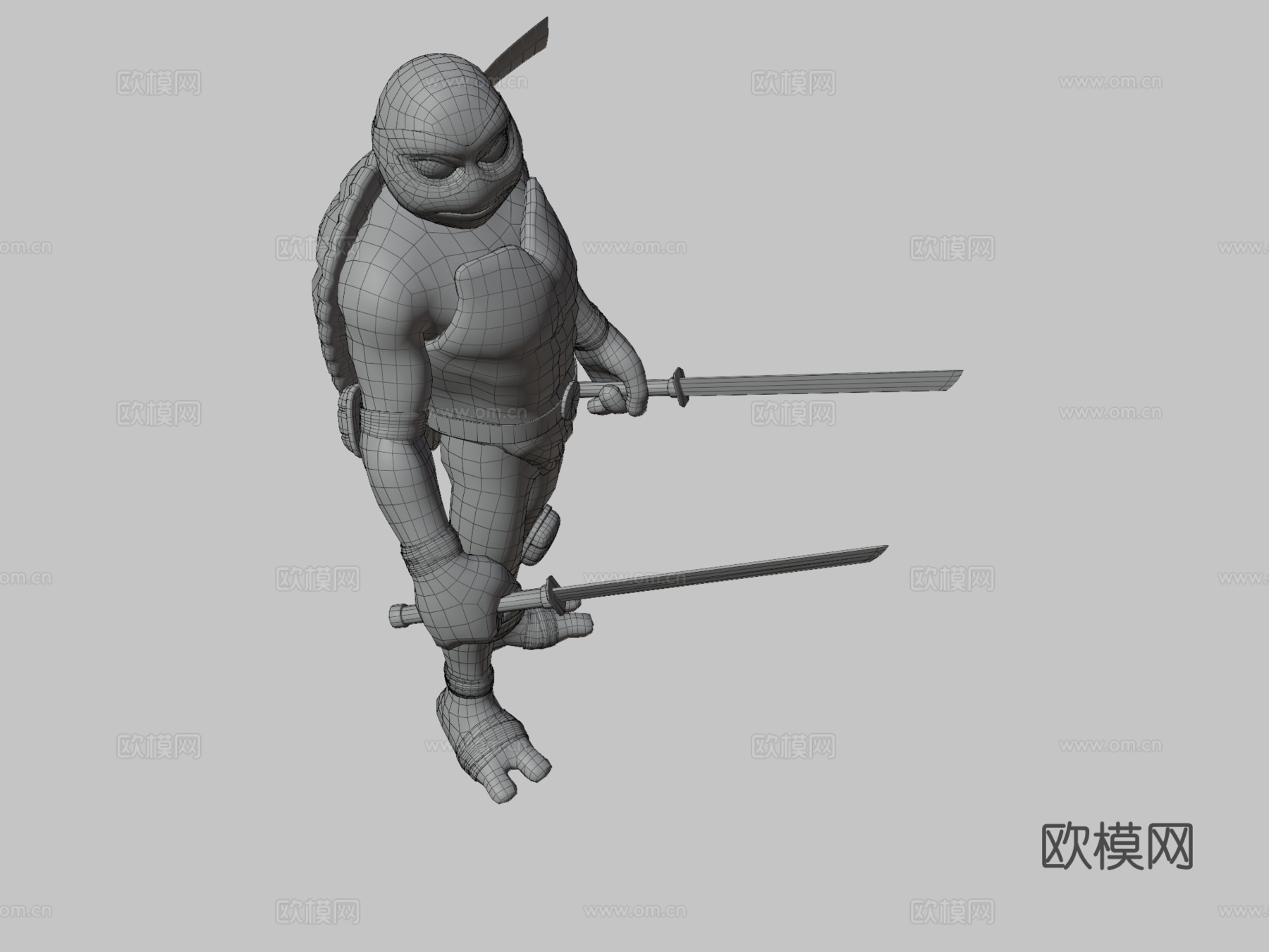 忍者神龟莱昂纳多su模型