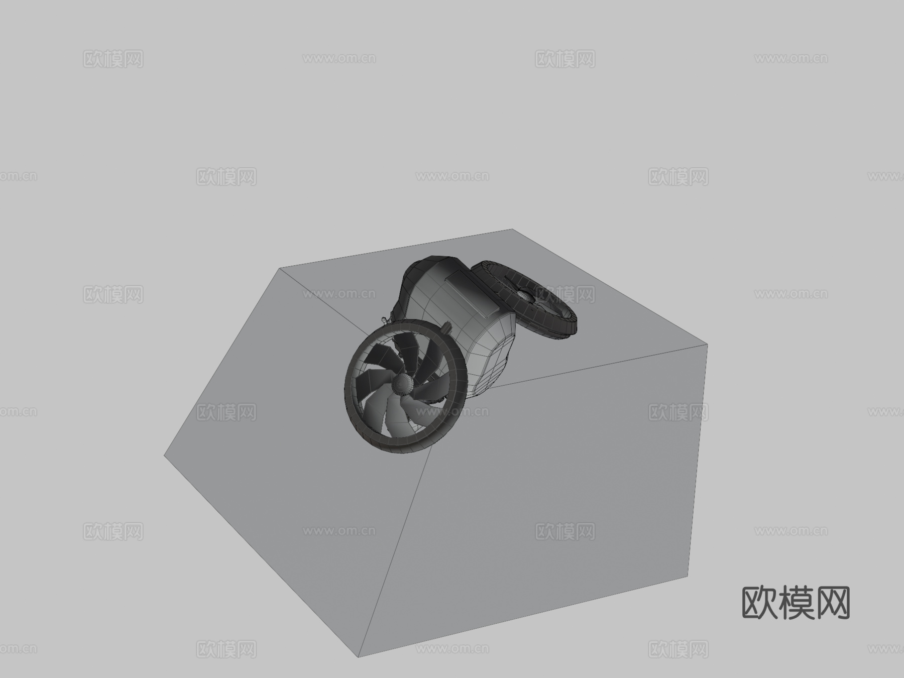 巴斯特无人机GLTFsu模型